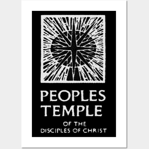 Jim Jones Peoples Temple Logo Wall Art by DankFutura